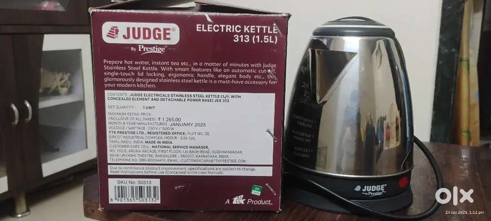 Prestige Stainless steel water kettle