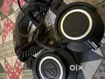 Audio-Technica Ath-M50X Wired Over Ear Headphones Without Mic (Black)