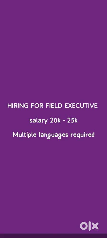 Hiring for field executive
