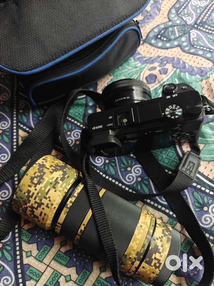 Sony a6100 with 16-50 & 55-210mm Lens For Sale