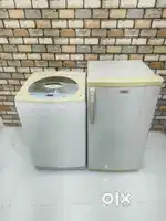 Combo Haier 190ltrs fridge n 6kg top load fully automatic wit delivery