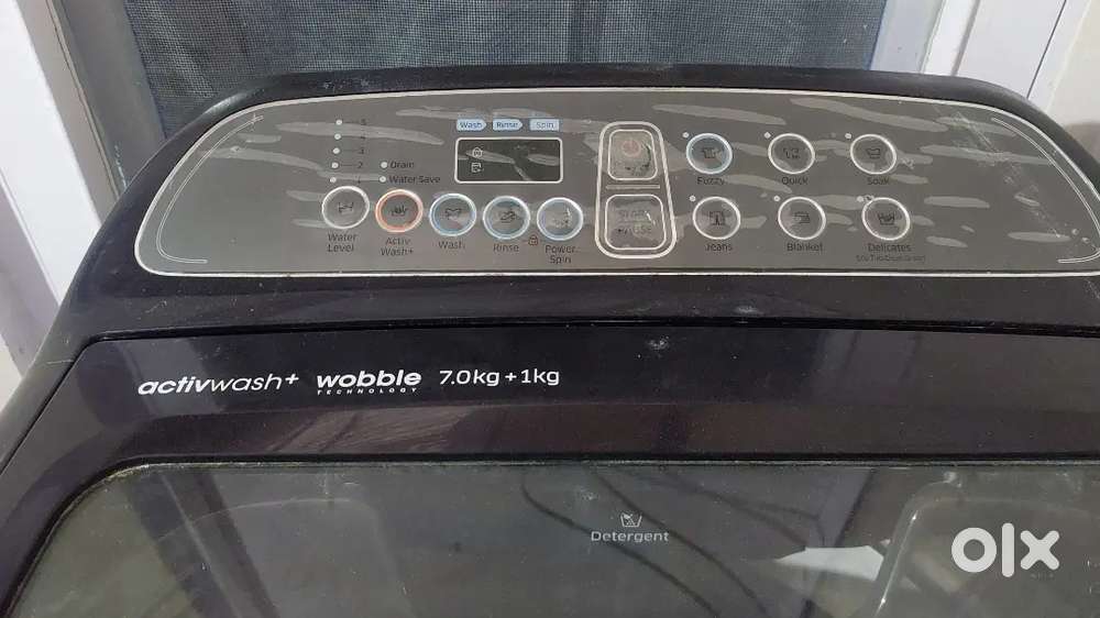 SAMSUNG WASHING MACHINE FULLY AUTOMATIC  Active Wash + Wobble 8kg
