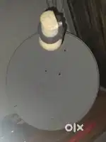 Airtel DishTV antenna with HD setup box and remote