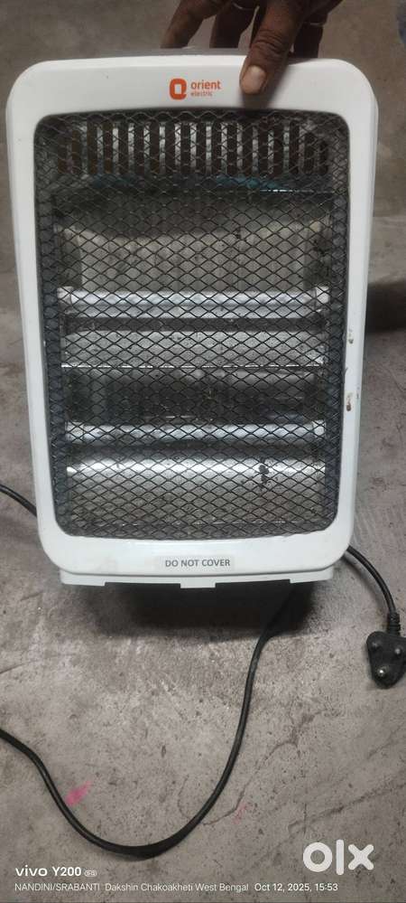 Orient electric quartz heater (model no. QH800ASR) 1 year old 2024