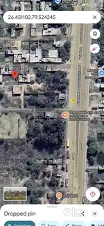 Auraiya to kanpur Highway se 70 meter dur
