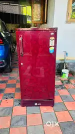 LG single door 200L fridge Red