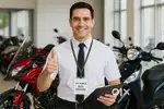 SALES EXECUTIVE IN PRE USED TWO WHEELER SHOWROOM