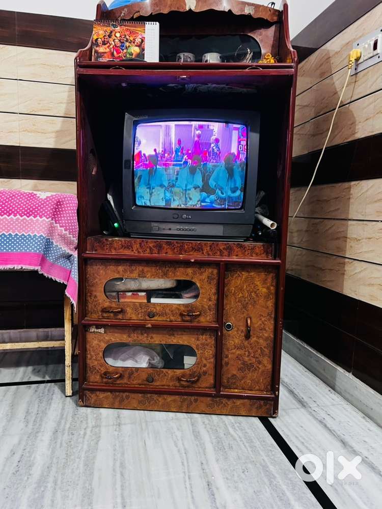LG tv and tv cabin