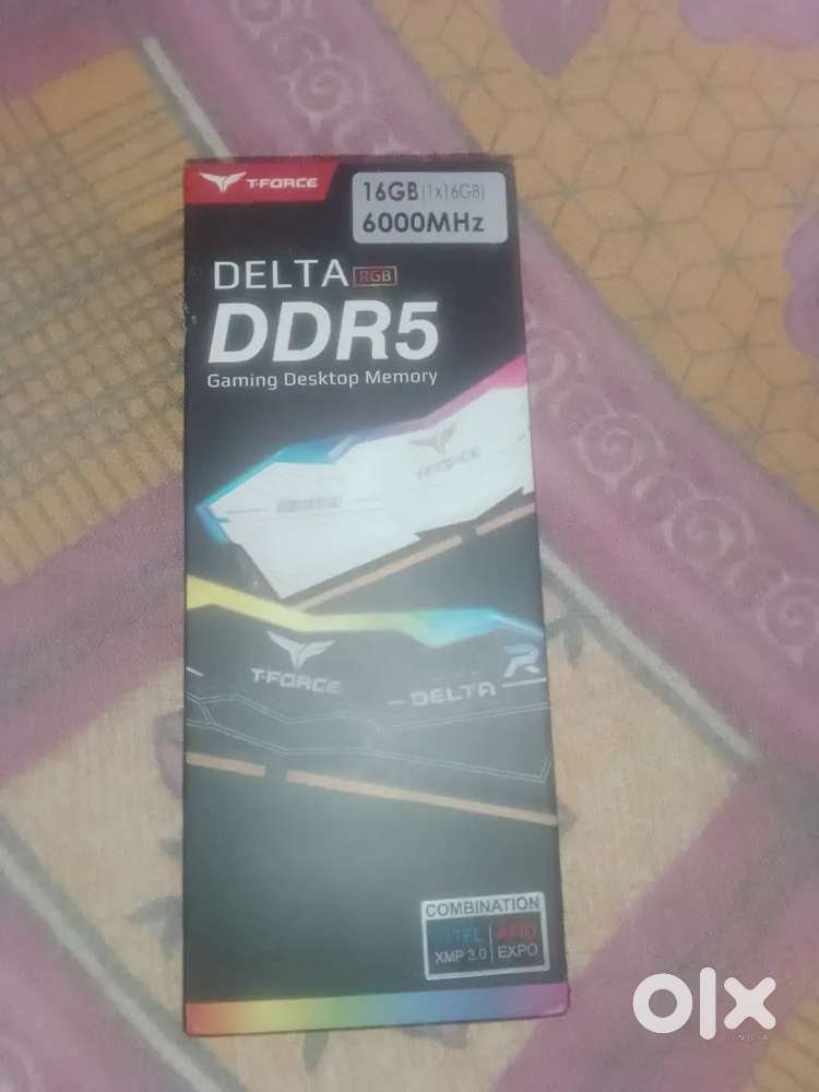 T-Force Delta RGB DDR 5 RAM 16GB 6000 MHz