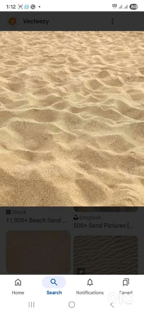 Sand for best quality in building Material