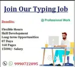 Typing Work From Home (Computer/Laptop) -- Call Now