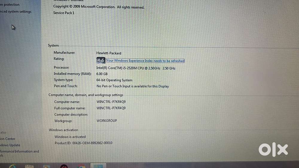 HP core i5