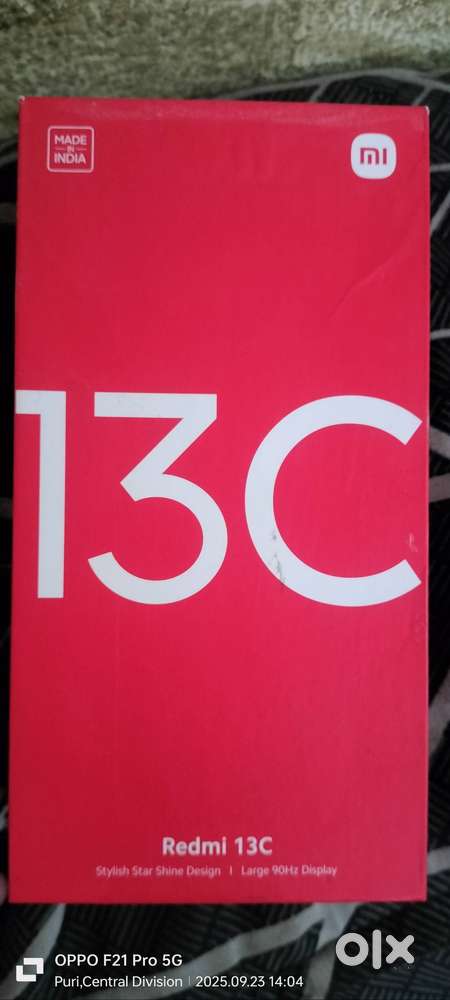 Redmi 13C 5G (RAM 8+4gb) storage256Gb brand new not a single scratch
