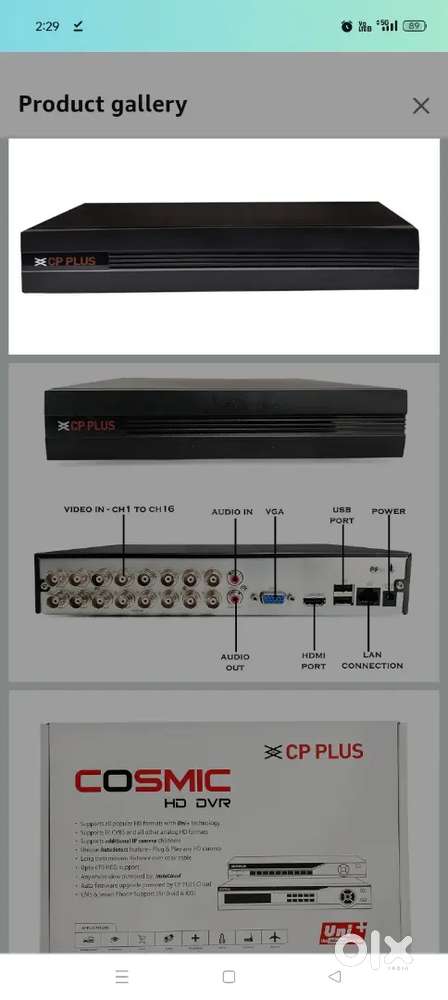 CP plus dvr 16 channel urgently need