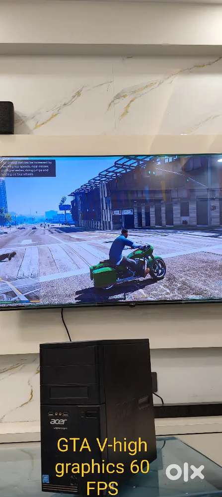 Gaming CPU + Monitor Combo /i3 6th Gen + GTX 1050 Ti 4GB 8GB RAM Delhi