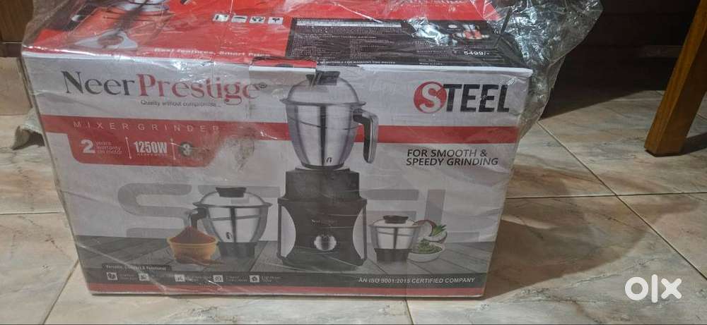 Prestige Mixer Grinder (1250 Watt, 3 Jar)