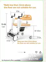 Wheel chair for patient transfer