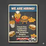 Fast Food Cook / Sandwich & Fries Maker