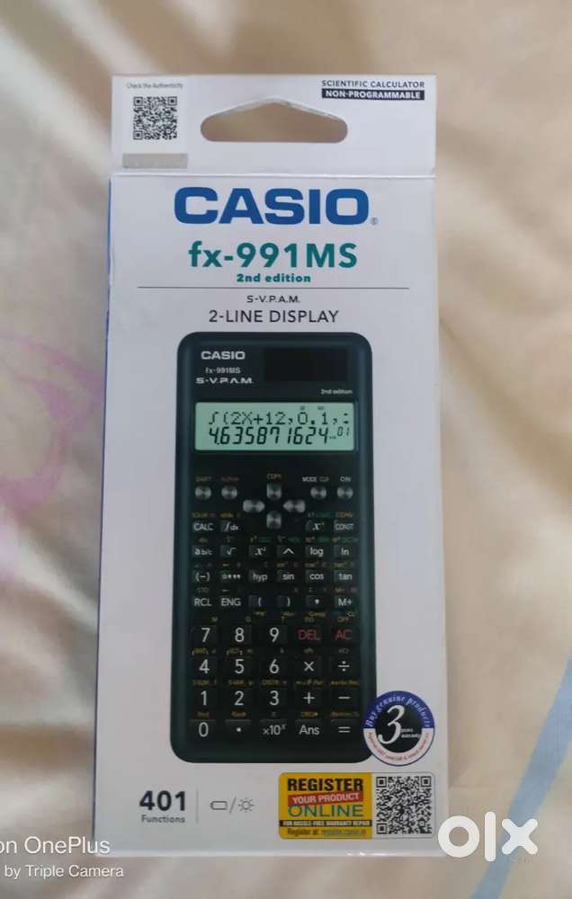 Calculator (FX 991 MS Second edition)