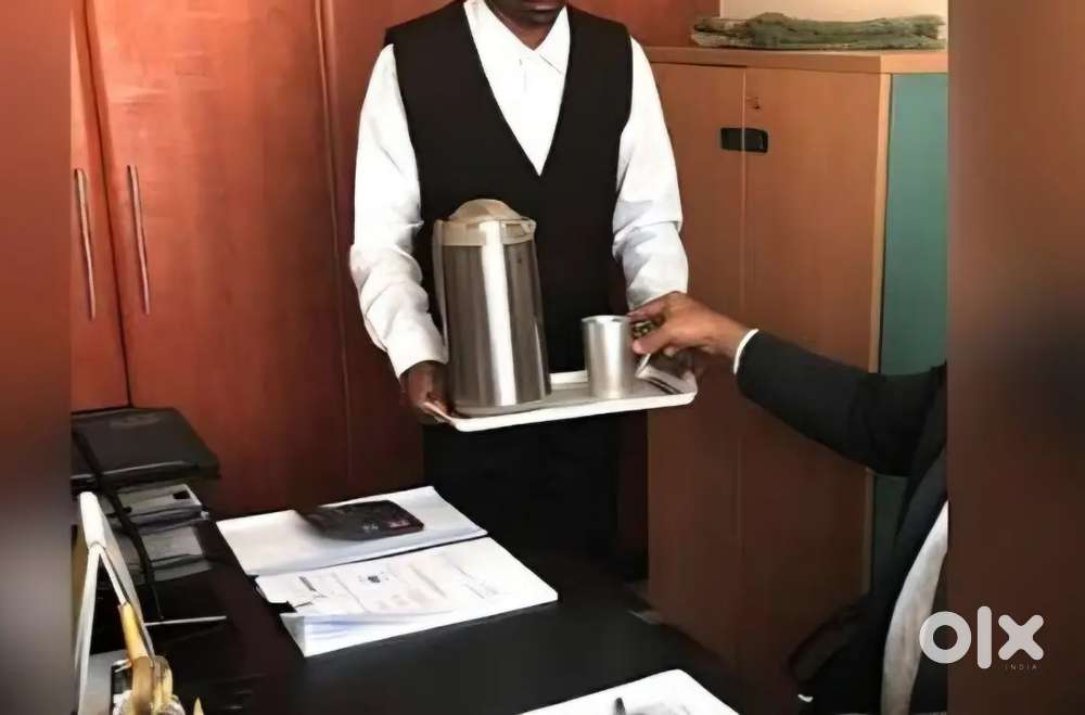Office boy with room