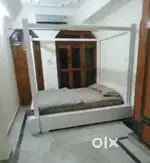 Wooden Bed with mattress for sale