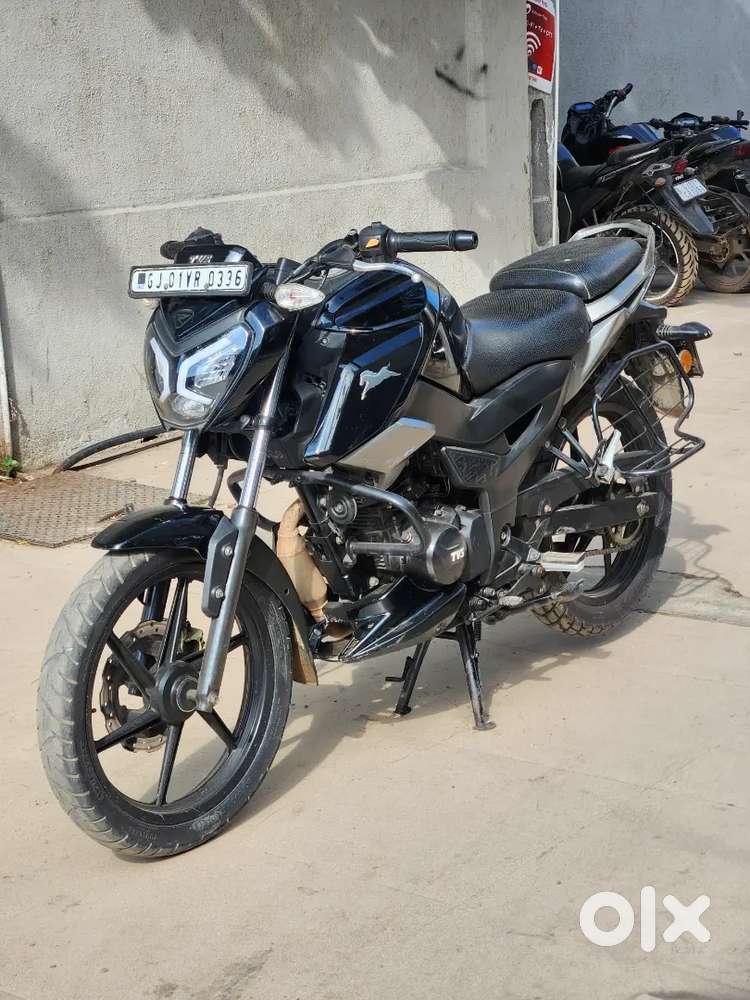 TVS Raider 125(4999 ડાઉનપેમેનટ ભરીને બાકીની લોન થઈ જશે)