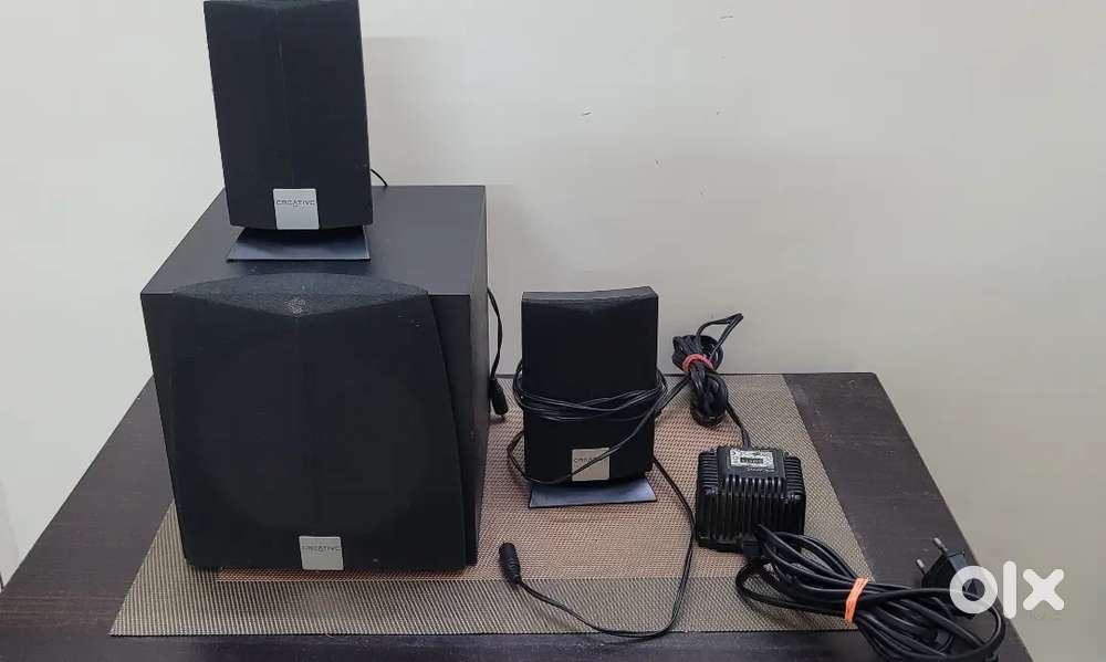 Creative speakers along with Audio and Video CDs