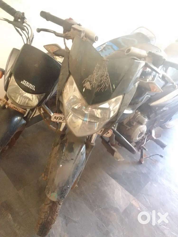 Engine fine no fault in bike ragistration card hai