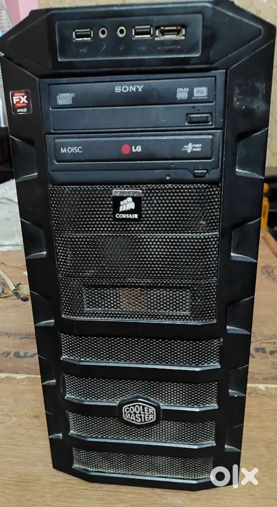 COOLER MASTER BIG SIZE GAMING CABINET & MOTHERBOARD with SMPS