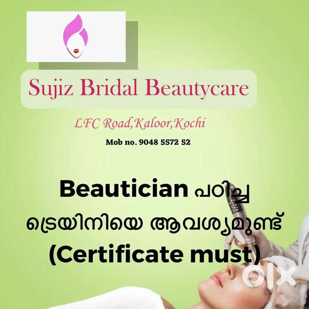 Wanted Beautician trainees stafs
