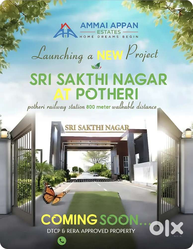 Prime Residential Plot for Sale in Potheri – Near SRM!
