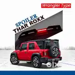 Thar roxx spoiler with led Wrangler style