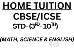 Home tuition (CBSE/ICSE)