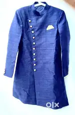 Unused Pure Rose Silk Fabric Sherwani (size M)