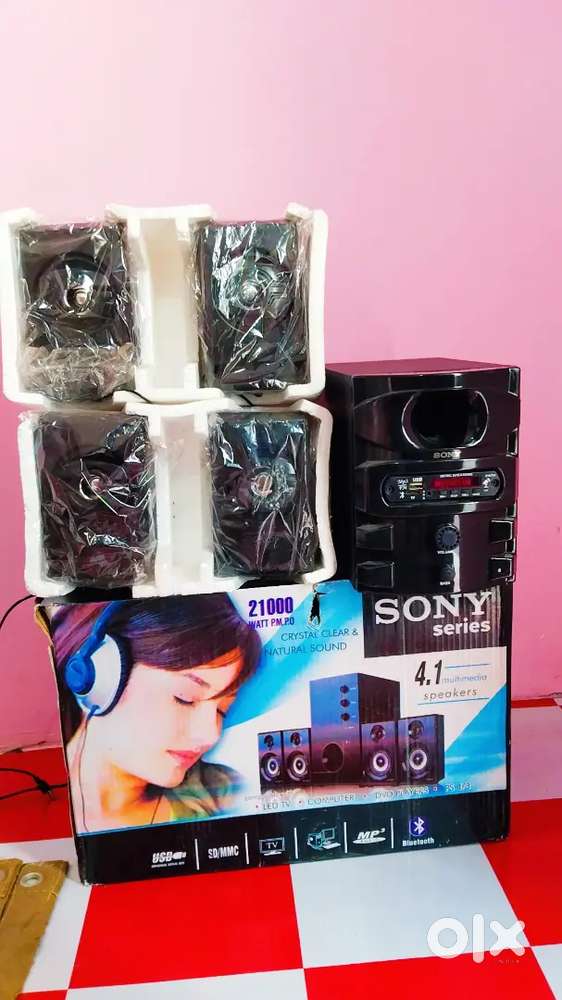 Sony series 4.1 Speakers Home Theatre Sound like DJ, Aone condition h.