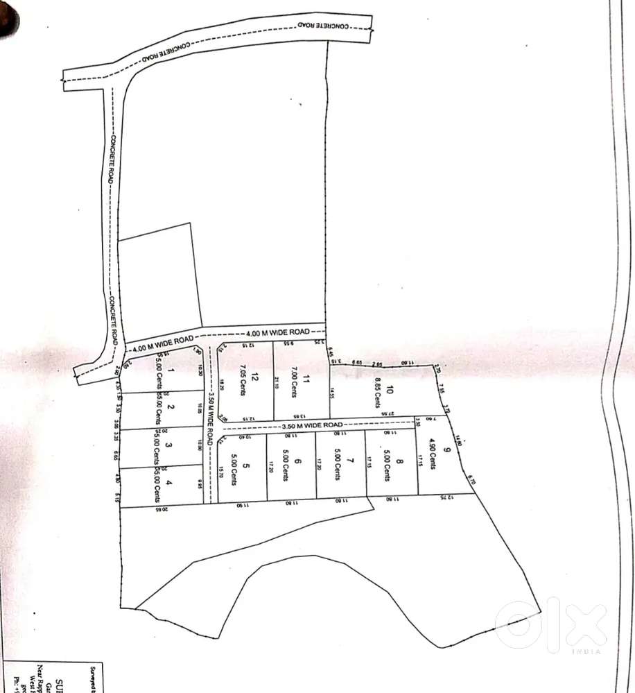 Plote for sale plane area