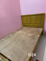3 seater sofa and wooden cot