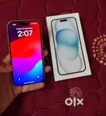 iphone 15. blue colour 128 gb