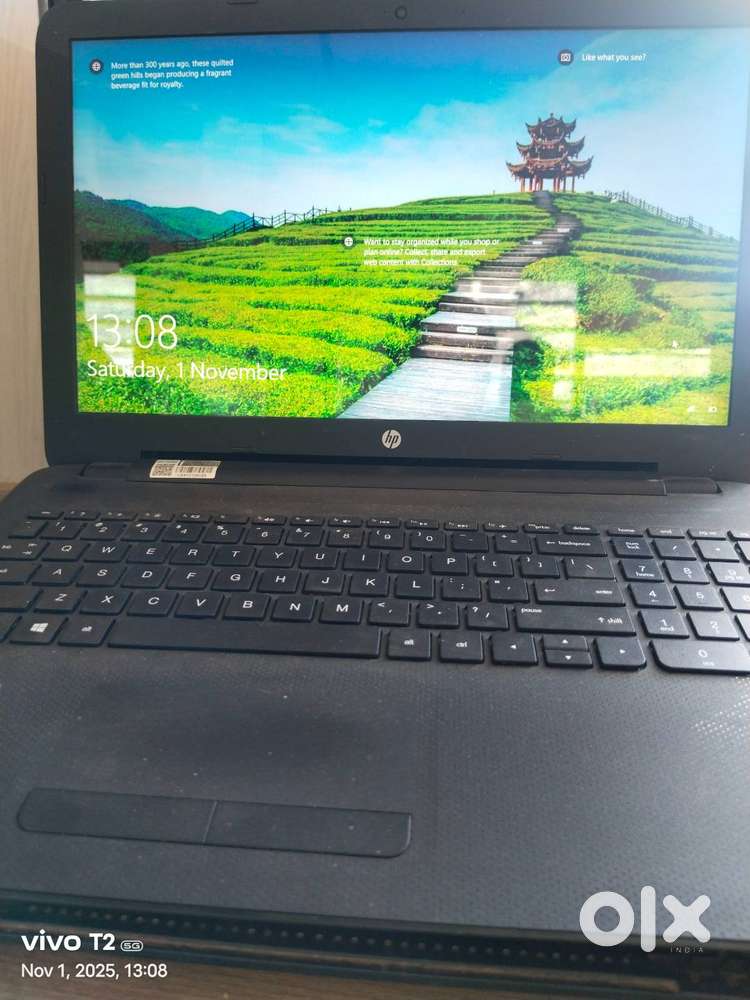 HP laptop with SSD card