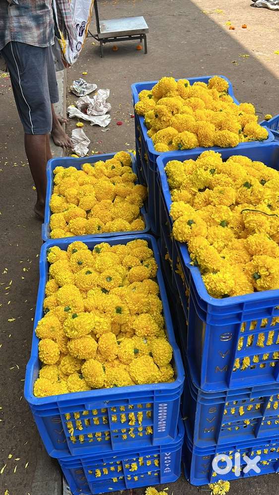 Selling flowers and decoration