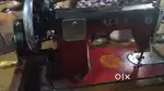 Alfa silai machine sewing machine नीचे बेस और ऊपर ढकने का कवर साथ मेहै