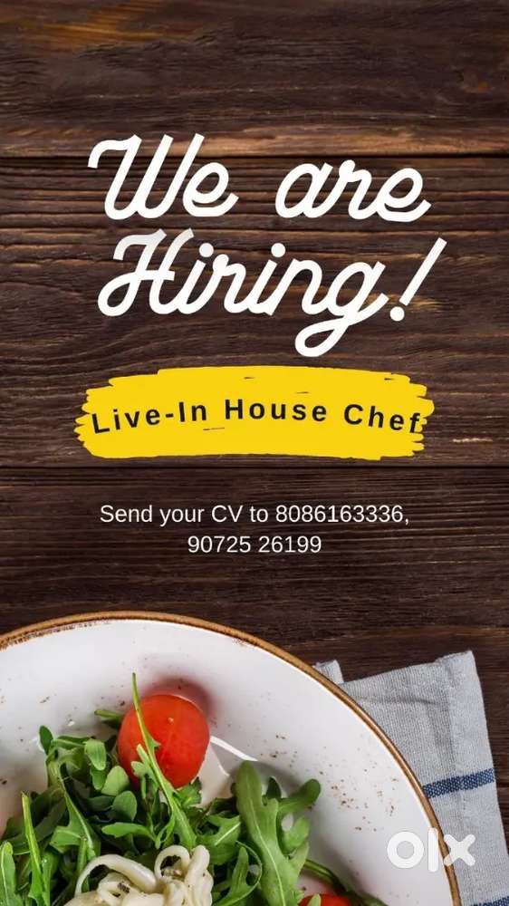 Live- in House maid/cook (Female)