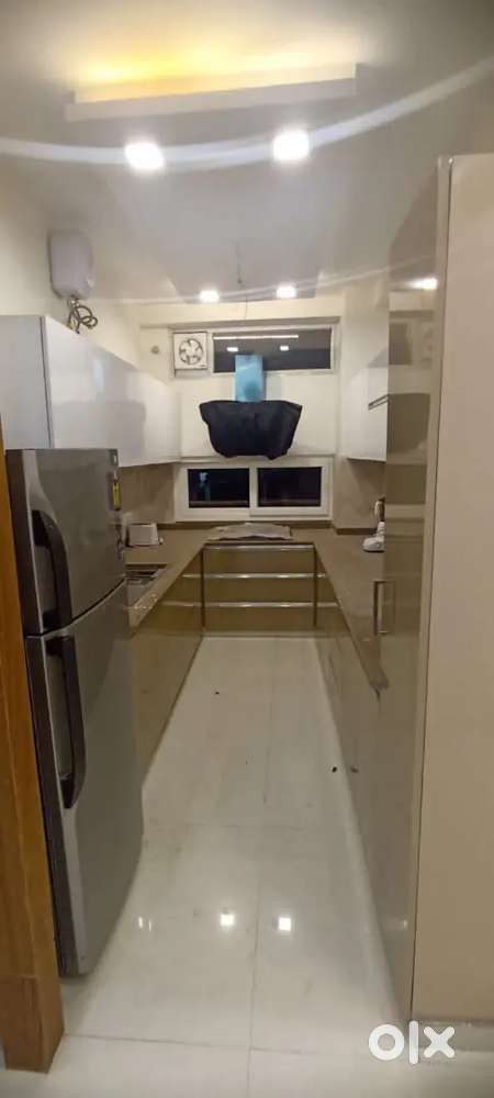 2bhk semi furnished flat