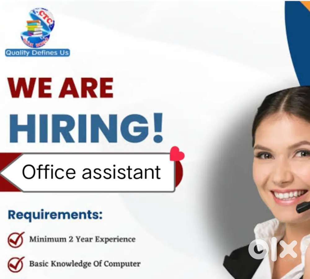 Urgent Only Girls 18+ Office assistant