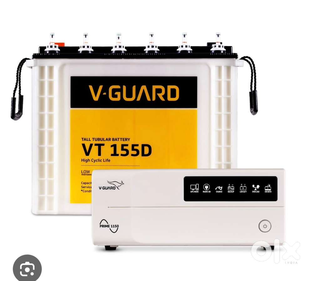 V guard brand new condition invertor and battery