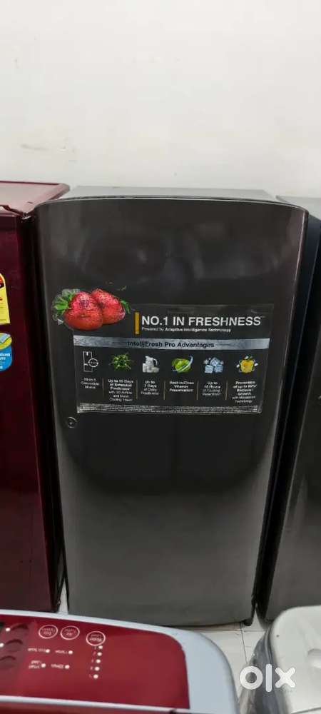 Single door fridge with warranty good condition