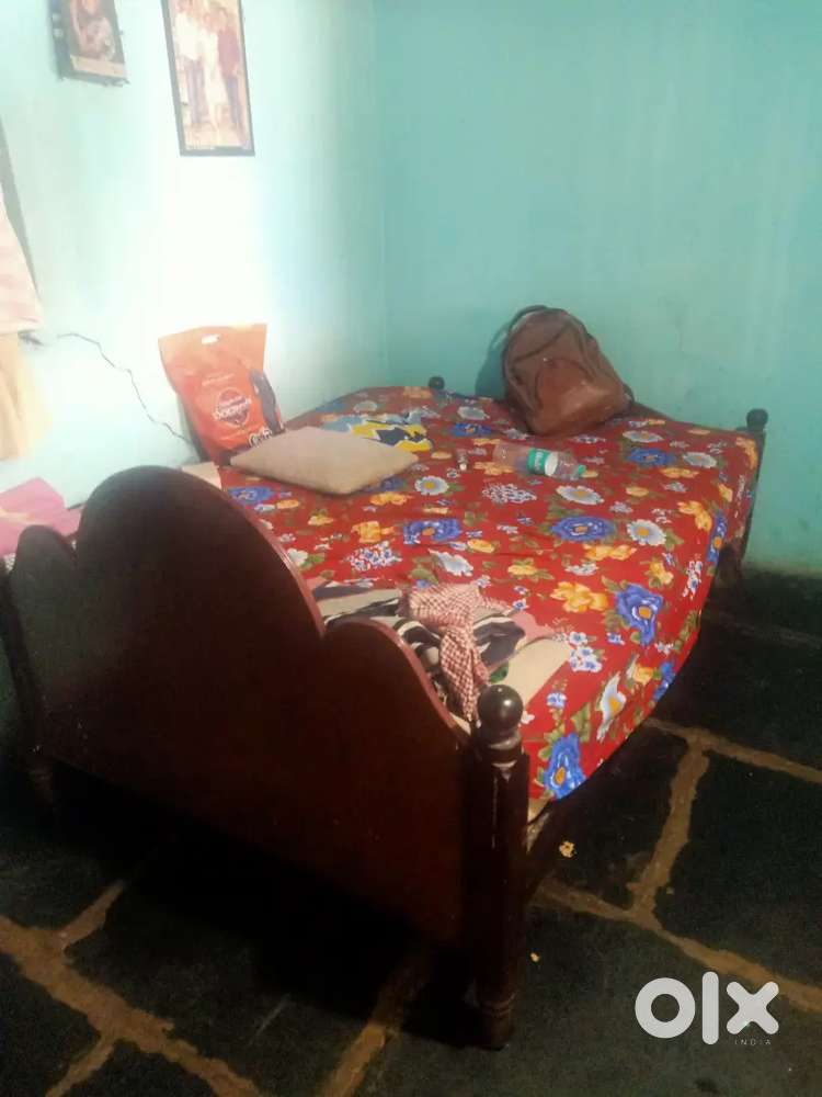 Double cot and bed