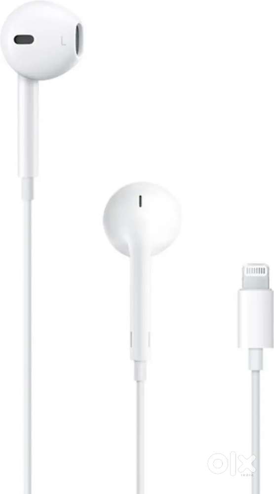 Apple lightning port earphone nd original charging adapter