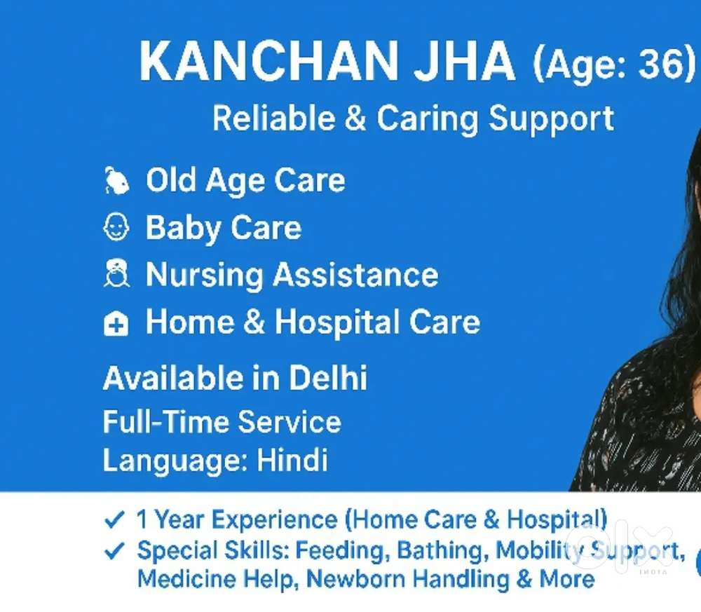 Reliable Old Age Care, Baby Care & Nursing Services in Delhi