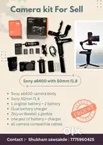 Sony cinematic kit (Sony 6400 with sony 50mm f1. 8 and gimble)